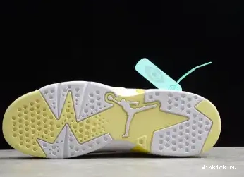 Yellow 6 Floral Retro Jordan Dynamic 0507